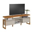 thumbnail image 3 of Mesa para TV hasta 75 Pulgadas Bossa Esmeralda Nature y Blanco Hueso con Puertas Corredizas, 3 of 5