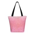 thumbnail image 3 of Kll Tote Bag For Women Sparkly Pink Glitter Print Shopping Grocery Reusable Bags For Office School Shopping Travel, 3 of 8