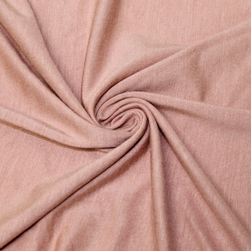 Peach Rayon Spandex Jersey Knit Fabric 