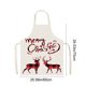 thumbnail image 3 of Delantal Navideño para Mujeres, Padres E Hijos | Babero de Cocina de Poliéster Multicolor | Tamaño Grande (75 X 65 Cm) | Ropa Protectora para Cocinar, Hornear, Barbacoa y Manualidades | Regalo para L, 3 of 6