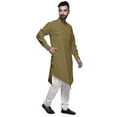 thumbnail image 4 of Atasi Long Sleeve Designer Kurta For Men Indian Cotton Casual Long Kurta, 4 of 5
