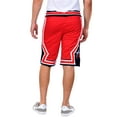 thumbnail image 4 of BKYS Men's Star Short Tech Fleece Pants Walk Shorts XL Red, 4 of 4