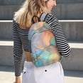 thumbnail image 5 of Fotbe Pastel Abstract Fluid Art Mochila de Lona con Estampado, Mochila Duradera, Mochila Versátil de Alta Calidad, Mochila Compacta Vintage-Small, 5 of 5