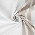 thumbnail image 3 of Linteum Textile Cotton Blended 70x90 in Hospital Bath Blanket,1.75 lb. White-Beige Stripe, 3 of 7