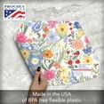 thumbnail image 4 of CounterArt "Meadow Floral" 4-Pack Wedge Shaped Tabletop Placemats, 4 of 8