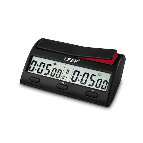 LEAP Chess Clock Advanced Digital Chess Timer with 7 Type 38 Timing Set Modes Professional Chess Cl
