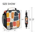 thumbnail image 5 of Haosy Line Block Doodle Reusable Lunch Box Men/Women Insulated Lunch Bag for School Picnic Travel, 5 of 6