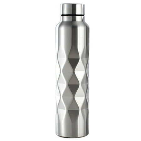 

Veumoie 1000Ml Single-Wall Stainless Steel Water Bottle Gym Sport Bottles Portable Cola Beer Drink Bottle