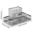 thumbnail image 2 of Metal Mesh Pencil Holder, Silver, 2 of 4