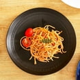 thumbnail image 2 of Bestdin Black Dinnerware Set for 8, 32 Pack Plastic BPA-Free Dinner Plates, Salad Plates, Cereal Bowls, Cups, Unbreakable Plates and Bowls Sets, Microwave and Dishwasher Safe, 2 of 5