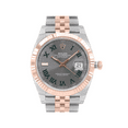 thumbnail image 5 of Rolex Datejust Wimbledon 41mm 18k Everose Gold Steel Dial Mens Watch 126331GYRJ, 5 of 7