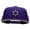 Purple, variant on Silver Star of David Patched Wool Blend Pro Style Snapback - Purple OSFM
