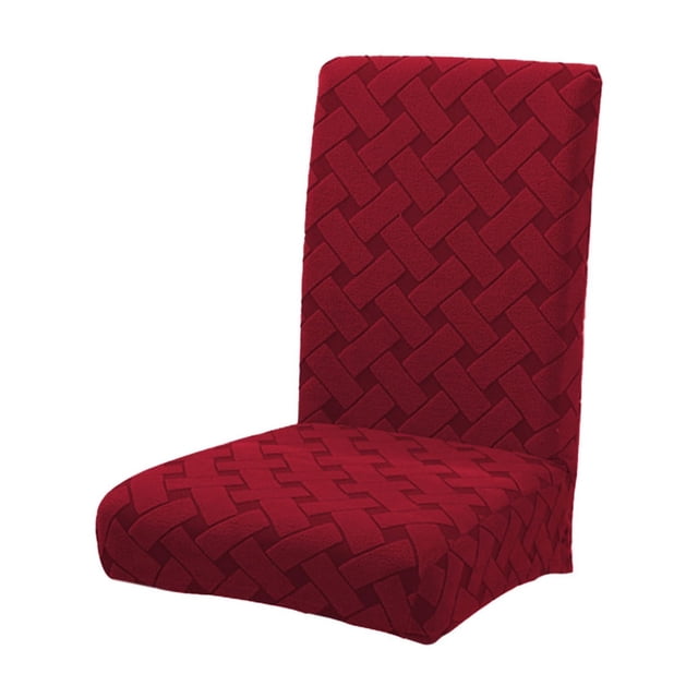 Dining Chair Covers,Dining Chair Cover Thickened Alternate Jacquards Chair Cover Household Dining Chair Cover Dirttproof Chair Cover with Elasticity and Retractable High Chair Cover