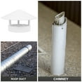 thumbnail image 4 of Miangastore Capuchon de Cheminée, Capuchon de Ventilation de Toit, Couvercle de Cheminée Imperméable, Capuchon de Cheminée en Plastique, 4 of 8