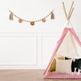 thumbnail image 4 of Wooden Beaded Garland with Tassel Bunting Wall Hanging Tassels Banner Nursery Decor Room Bedroom Baby Shower Party Wedding Decorations, 4 of 7