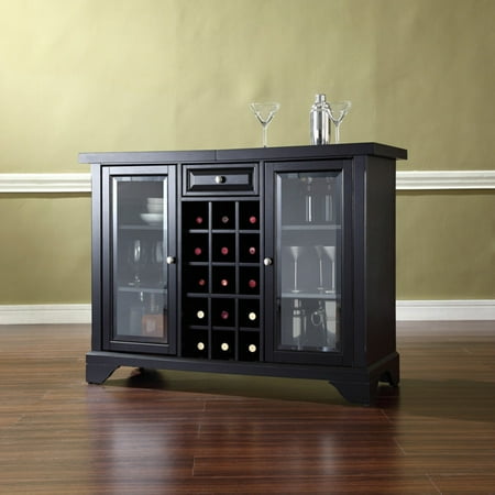 Crosley Furniture Lafayette Sliding Top Bar Cabinet Crosley Furniture Lafayette Sliding Top Bar Cabinet