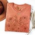 thumbnail image 5 of Retro Wildflower Shirt: Boho Floral Tee, 5 of 6