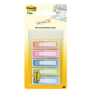 Post it Sign Here Message Flags, Assorted Colors, 1/2 in, 20/Color, 5 Ct