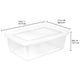 thumbnail image 3 of Caja de Almacenamiento Sterilite Apilable de Plástico Transparente 42L, 3 of 7