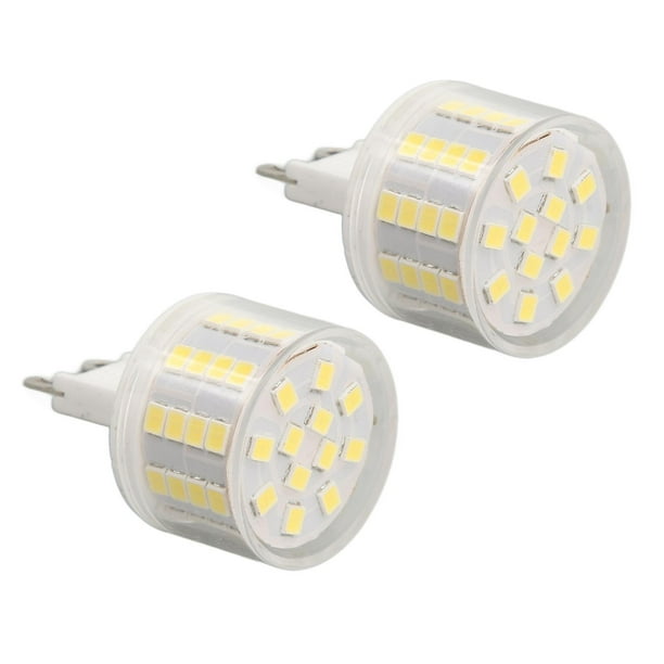 Pack of 2 LED G9 bulbs 600 lm, G9 base 6 W 240 V, 52 beads, for table lamp, wall lamp, chandelier