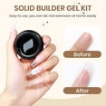 thumbnail image 5 of ELOTRAF Clear Builder Gel for Nails: UV/LED Hard Gel 50g Large Capacity 3D Sculpting Extension Strengthen Professional Art Manicure, 5 of 6