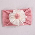thumbnail image 2 of AUNVITO Baby Soft Stretch Nylon Wide Headband Sunflower Mesh Hair Band Cute Hair Accessories for Toddlers, 2 of 4