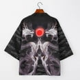 thumbnail image 5 of Fashion Men'S Kimono Cardigan Oversize Shirts Popular Pattern Printed Shirt Taoist Gown Top, 5 of 8