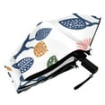 thumbnail image 6 of ALAZA Owl on Branch UPF 50+ Compact Folding Umbrella for Rain Travel Umbrella Packable, 6 of 8