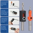 thumbnail image 3 of Countersink Bit Set, Easy Installation Multi Specifications Plastic Storage Box 5PCS Wood Countersink Bits  for Pinewood Plate, 3 of 7