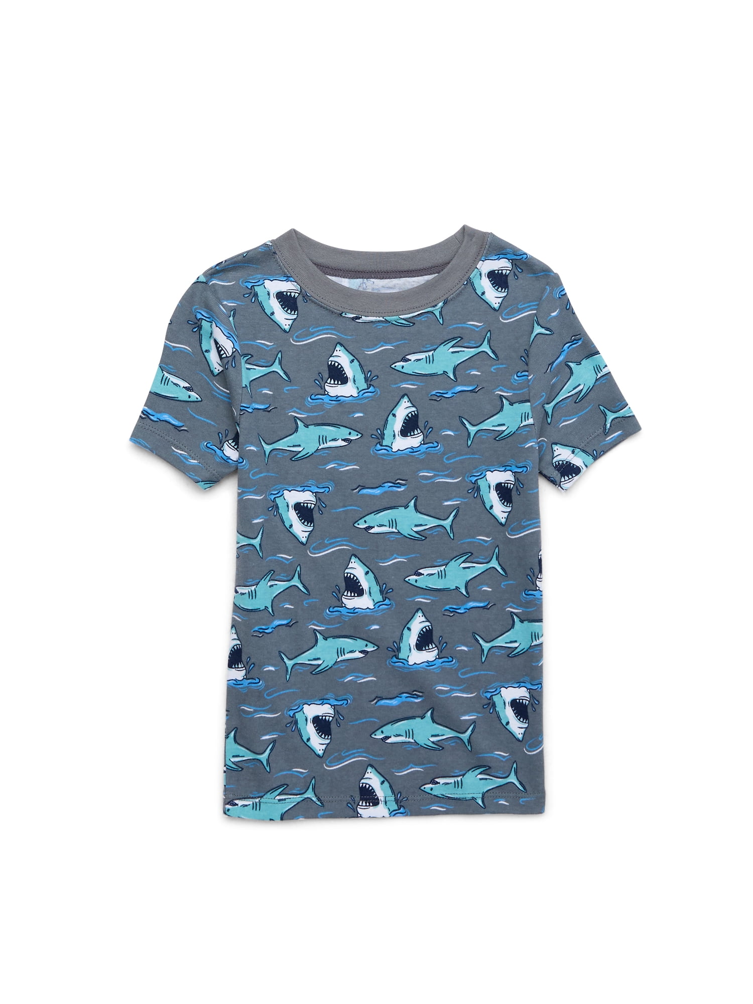 Wonder Nation Boys Short Sleeve Top, Pants and Shorts Pajama Sleep Set, 3-Piece, Sizes 4-10