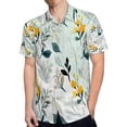 thumbnail image 4 of High Quality Hawaiian Shirts for Men Short Sleeve Aloha Beach Shirt Floral Summer Casual Button Down Shirts Blouses D4ORSN, 4 of 7