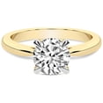 thumbnail image 3 of Bague de Fiançailles en Diamant de Laboratoire Rond de 4 Carats Certifié IGI / Or Jaune 14K / Bague en Diamant Azalea Classic Solitaire / Qualité FG-VS1-VS2 Friendly Diamonds, 3 of 5