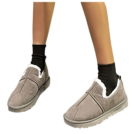 

Gubotare Womens Boots Womens Perforated Cut Out Stacked Block Heel Ankle Booties Gray 7.5