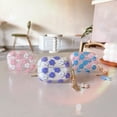 thumbnail image 6 of POZYIE Compatible with AirPods Pro Clear Case,Cute Cartoon Flower Pattern Design with Floral Keychain,Soft TPU Protective Shockproof Case for AirPod Pro for Girls Women,Black, 6 of 6