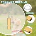 thumbnail image 3 of Uxcell Survival Whistle, Loud Sound Aluminum Outdoor Safety Whistle for Camping Hiking Golden, 3 of 6