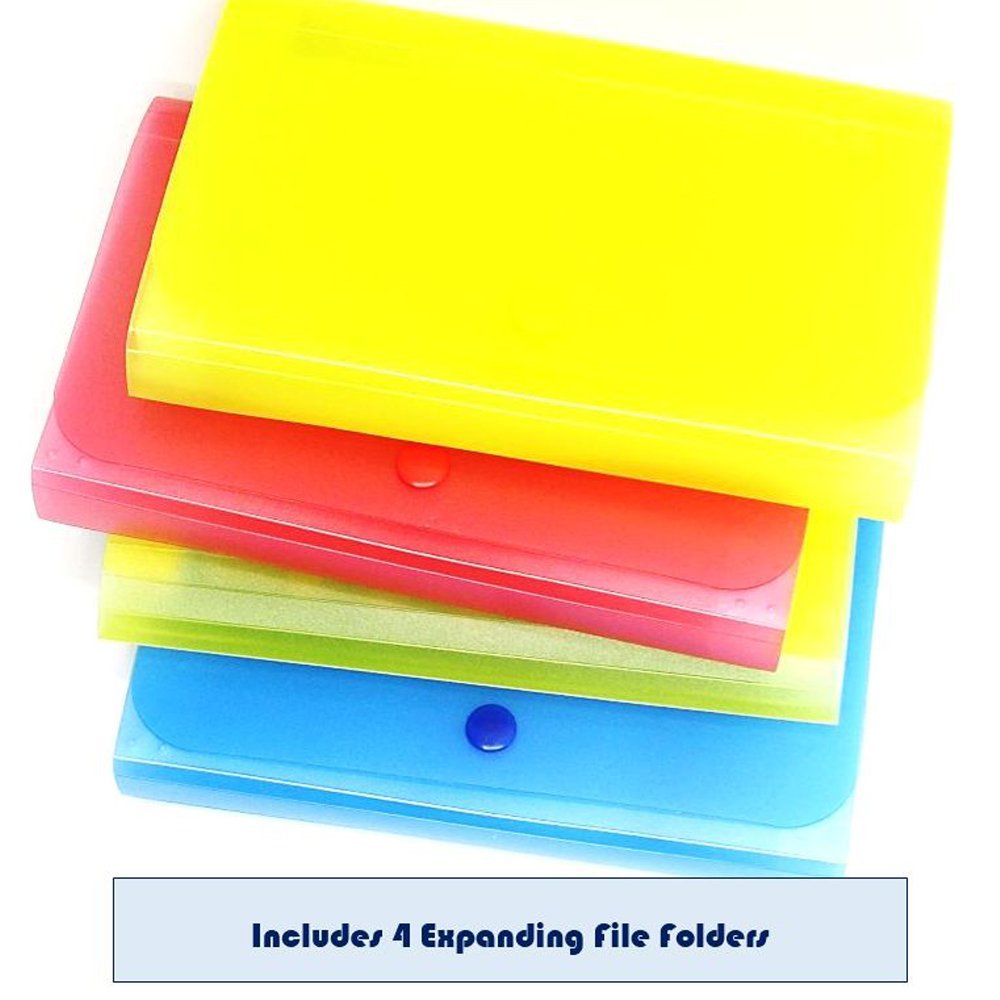 13 Pocket Expanding File Folder 7 x 4.75 Inch Document, Check
