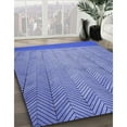 thumbnail image 2 of Ahgly Company Indoor Rectangle Patterned Denim Blue Area Rugs, 8' x 12', 2 of 6