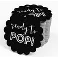 thumbnail image 4 of Inkdotpot Pack Of 100 Real Silver Foil Paper Tags Ready To Pop Baby Shower Favor Hang Tags, 4 of 6