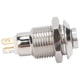 thumbnail image 4 of Ficarrico Interruptor de botón de metal de 10 mm Interruptor de arranque con bloqueo automático impermeable con luz 3 V (verde), 4 of 8