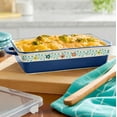 thumbnail image 3 of (3 pack) The Pioneer Woman Keepsake Floral 7" x 10" Ceramic Baking Dish with Lid, 3 of 7