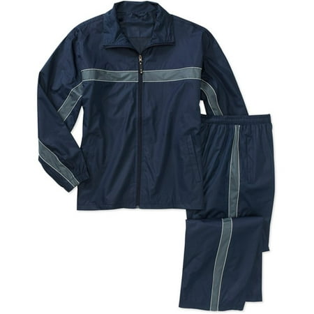 Men's Stripe Pieced Wind Jacket and Pant Set