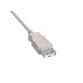 thumbnail image 3 of Cable Leader 15ft USB 2.0 Type A High Speed Extension Cable Male to Female, Ash White, 3 of 5