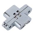 thumbnail image 2 of Heavy Duty Door Hinge 180 Degree Concealed Folding Gate Hinge Hardware Accessory(16*70mm), 2 of 8