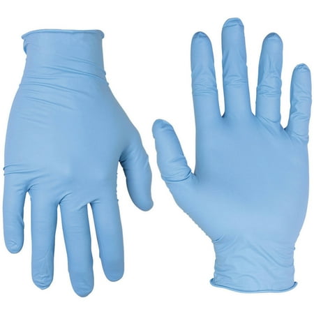 Work Gear 2331PC Pre Powdered Nitrile Disposable Glove Box 10-Count