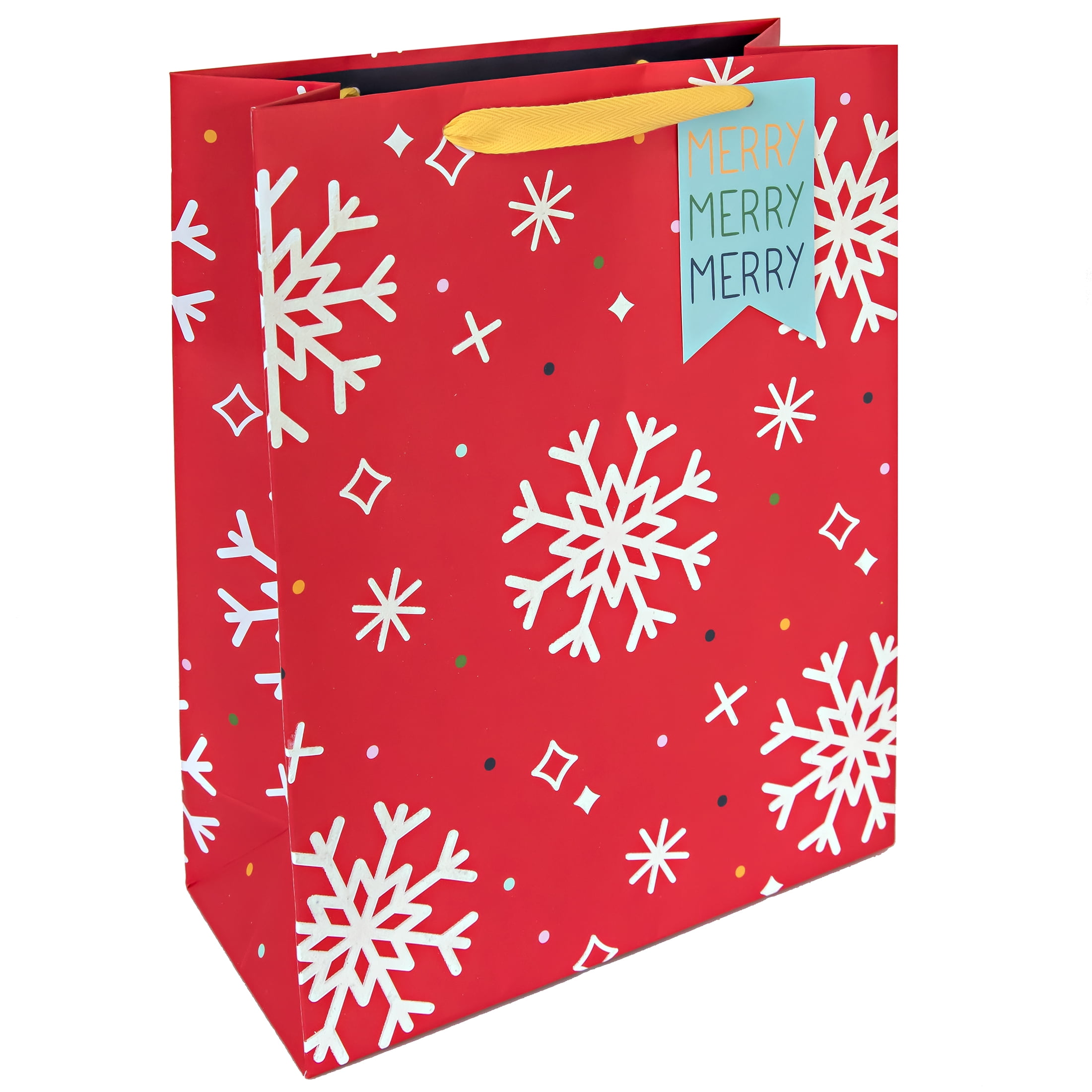 Holiday Time Bside Snowflk Lg Bag.