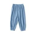 thumbnail image 3 of Juslio Boys Pants Toddler Kids Jean Legging Leisure Trousers Light Blue, 3 of 6