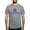 Heather Gray, variant on CafePress - Delta Tau Delta Purple Stacked Signature T Shirt - Mens Tri-blend T-Shirt
