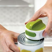 SENJIAQ Can Opener Open Your Cans With A Simply Push Of Button No Sharp Edge Food-Safe And Handheld Can Opener,Green
