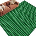 thumbnail image 2 of Retro Green 5'x7' Area Rug, Vintage Rustic Plants Trees Lines Pattern Washable Non-Slip Soft Rugs, Low-Pile Large Carpet for Living Room Bedroom Dining Room, Non-Shedding Accent Rug, 2 of 9