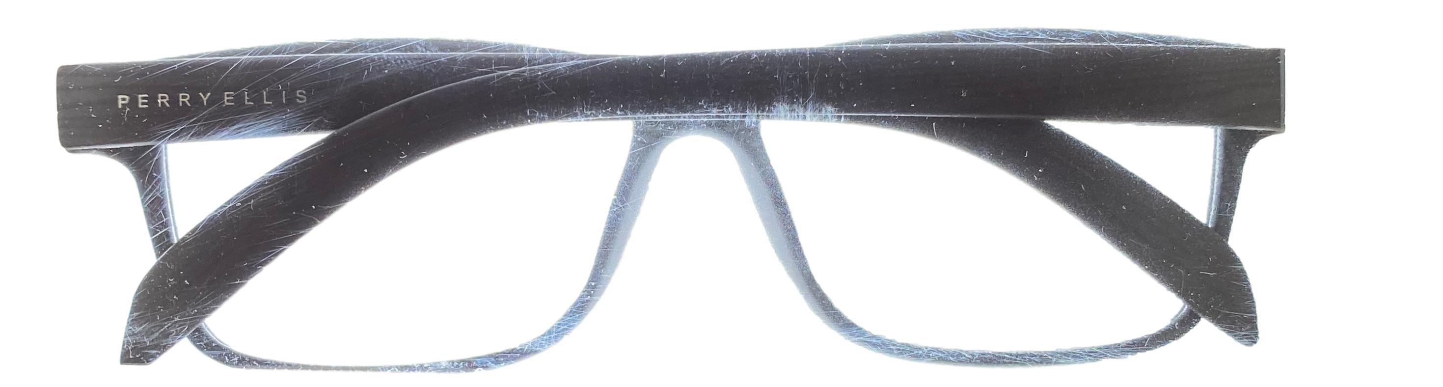 Perry Ellis PEBX 52 Men's Plastic Rectangle Reading Glasses, 2.0, 3 Pair